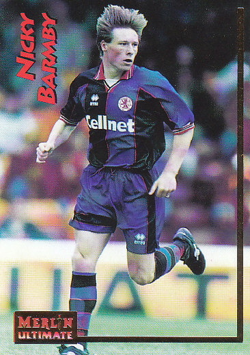 Nicky Barmby Middlesbrough 1995/96 Merlin Ultimate #140